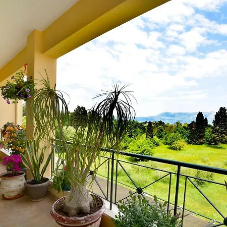 شقة Corfu Seaty Spacious 3br Sea And Mountain View Large Terrace Private Parking Near Corfu Town *